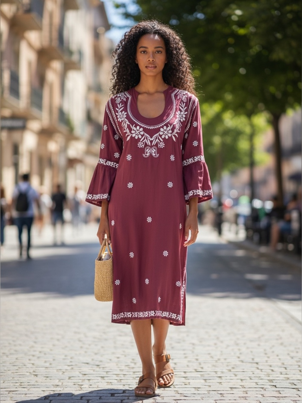 Escapada Living Embroidered Dress